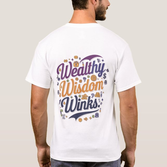 Förmögen Wisdom Winks Graphic basic T-shirt (Baksida)