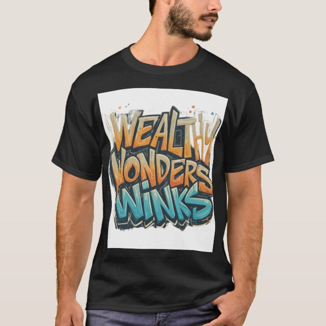 Förmögen Wonders Winks T Shirt (Framsida)
