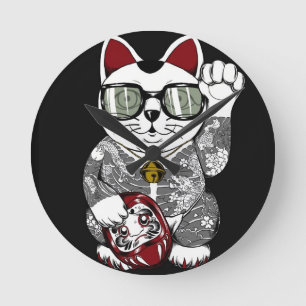 Förmögenhet Time Rund Klocka