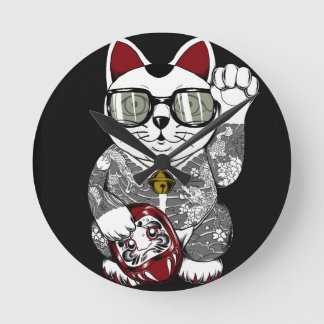 Förmögenhet Time Rund Klocka