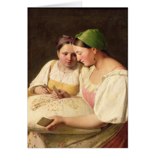 Förmögenhet-Träffande 1842 Hälsningskort (Framsidan)