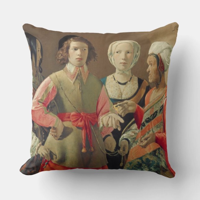 Förmögenhetkassören, c.1630 (olja på kanfas) (se kudde (Framsida)