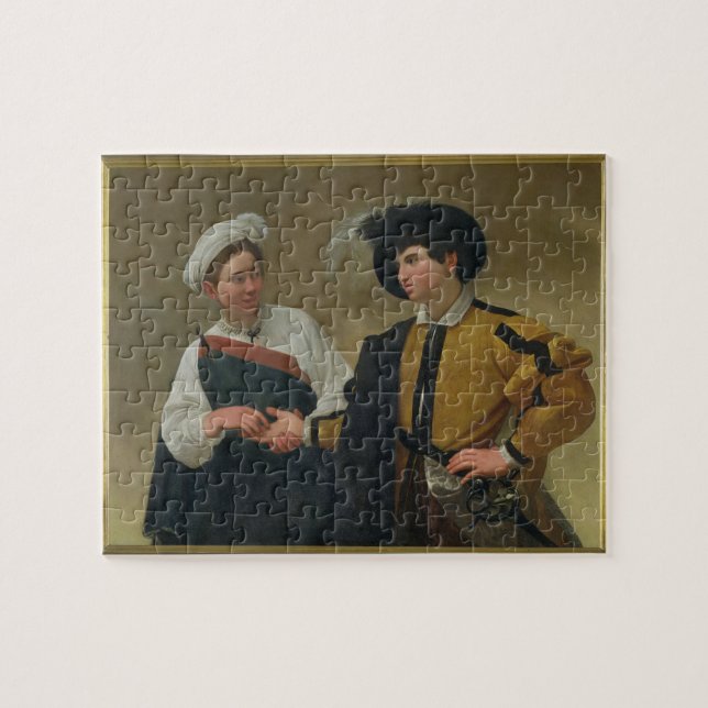 Förmögenhetkassören (La Buona Ventura), c.1594 Pussel (Horisontell)