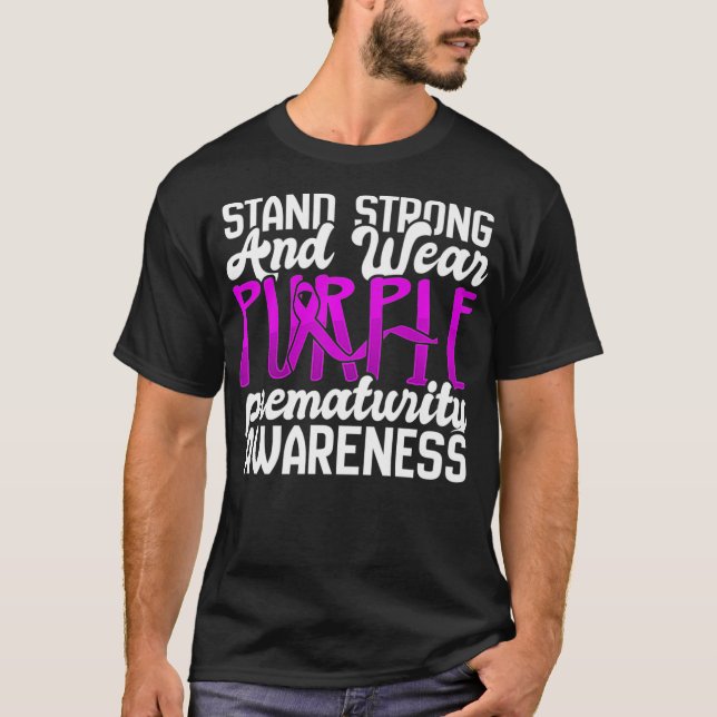 Förmognadsmedvetandegrad Preemie Neonatal Strong T Shirt (Framsida)