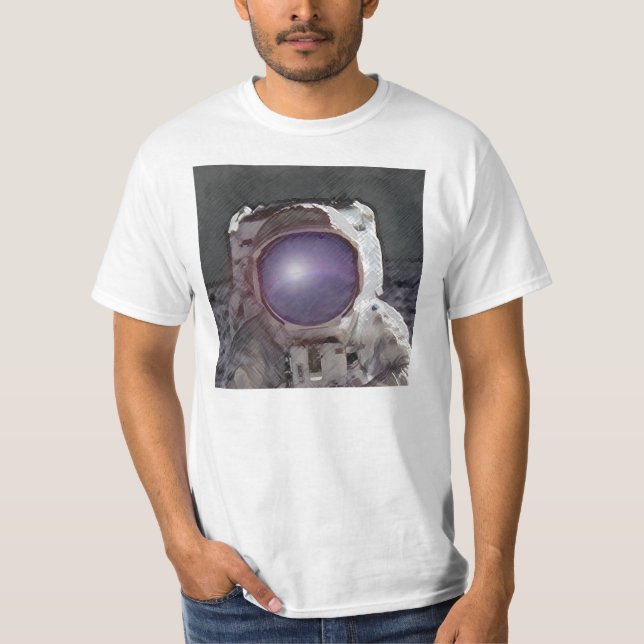 Förmörka en laAlan böna Tee Shirt (Framsida)