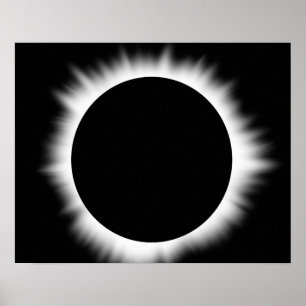 Förmörkelse av soltrycket poster