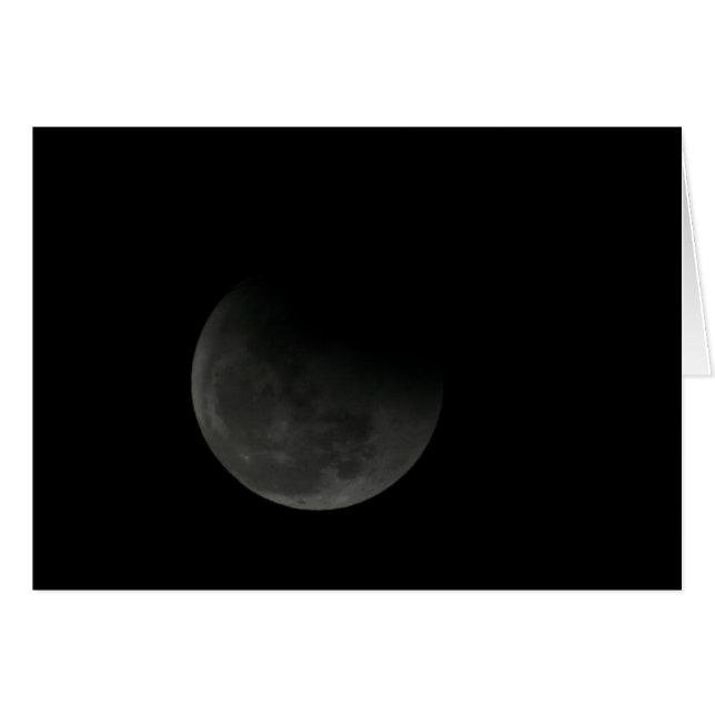 Förmörkelse Hälsningskort (Framsidan Horizontal)