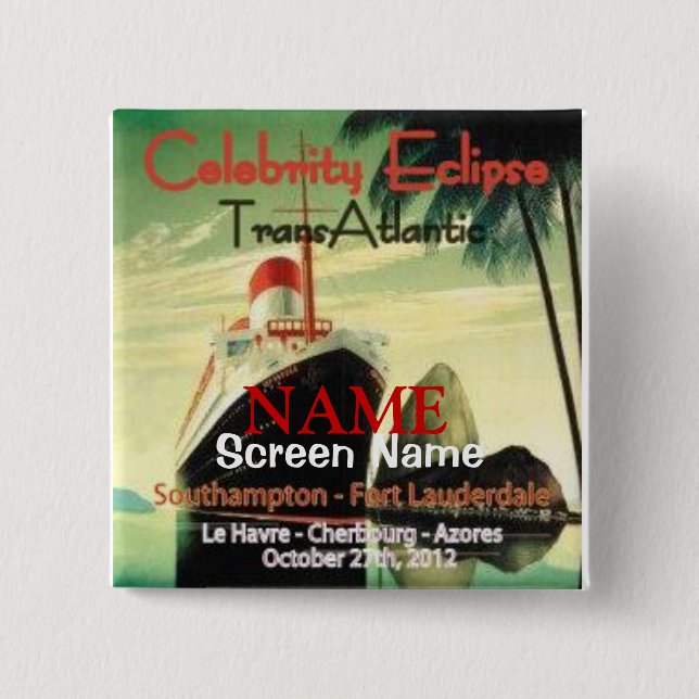 Förmörkelse Transatlantic 2012 Knapp (Framsida)