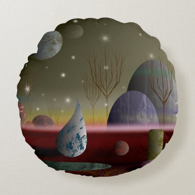 Formplaneten runt Dekorativ kudde (Framsidan)