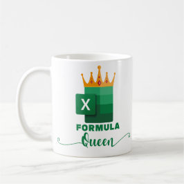 FORMULA drottning Funny Accountant presentsarkasti Kaffemugg