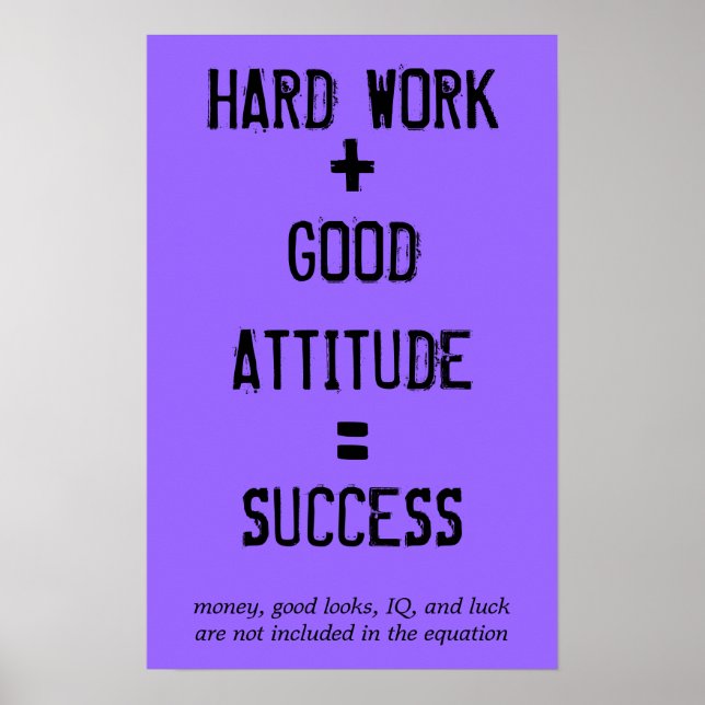 Formula for Success Poster (Framsidan)