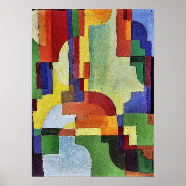 Formulär för färgad (I) senast i augusti Poster (Framsidan)