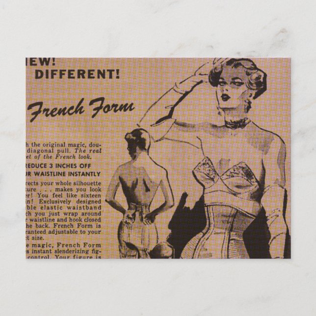 Formulär för fransk vykort (Framsida)