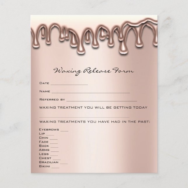 Formulär för frisläppande av ansvar för avlastning flygblad (Framsidan)