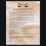 FORMULÄR FÖR GODKÄNNANDE FÖR FÖRLÄNGNING AV Kaffe  Reklamblad<br><div class="desc">Eyelash Extensions-formulär för godkännande är perfekt för ditt Lash Extension-företag. Den här moderna och sofistikerade blanketten för samtycke innehåller en glamorös, minimalistisk illustration av en kvinnas ögonfransar, en titel och ett block där du kan infoga alla dina informerade medgivanden på en lyxfärgad brunt kaffepaket. Behöver du hjälp? Skicka e-post till...</div>