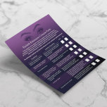 Formulär för undantag från ansvar för Deep Lila La Flygblad<br><div class="desc">Eyelash Extension Liability Waiver & Release Form Lila Flyers.</div>