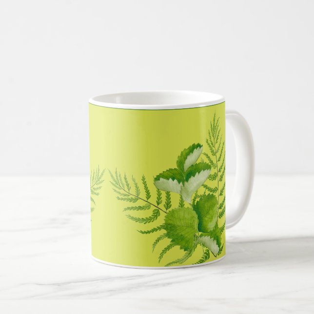 Formulär i Grönt på klassisk Mugg (11 oz.) (Framsida höger)