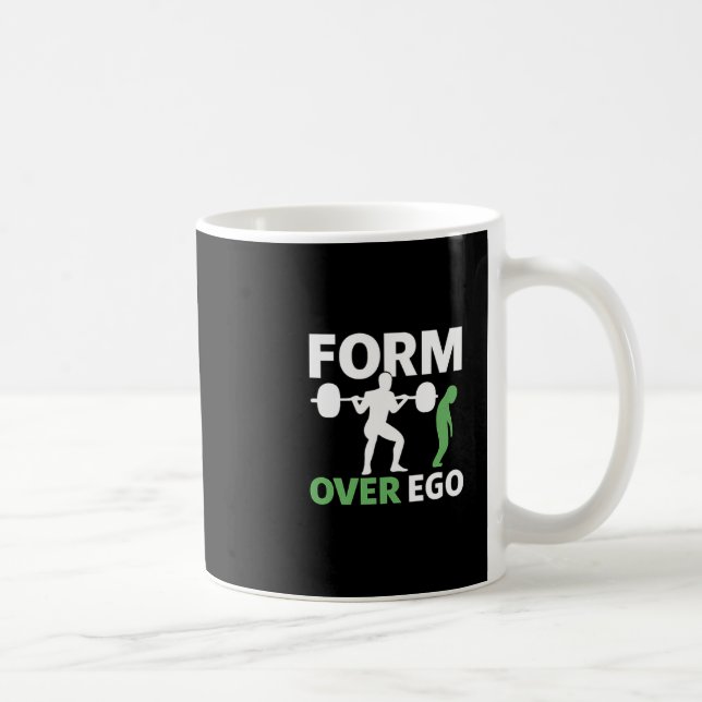 Formulär över Ego Gym Weightlyftande Bodybuilding  Kaffemugg (Höger)