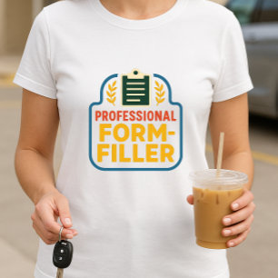 Formulärfyllare för professionell; överordnad för  t shirt