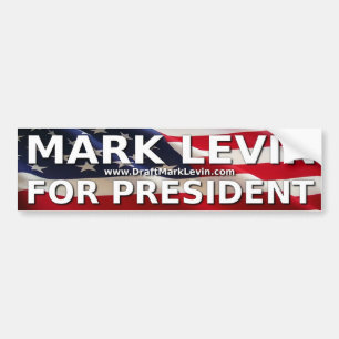 Formulera markerar Levin för presidentbildekal Bildekal