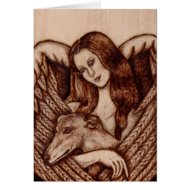 Förmyndare av greysna #2 hälsningskort (Framsidan)