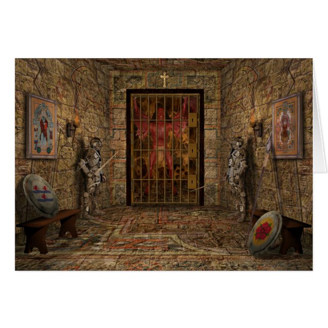 Förmyndare av grinden hälsningskort (Framsidan Horizontal)