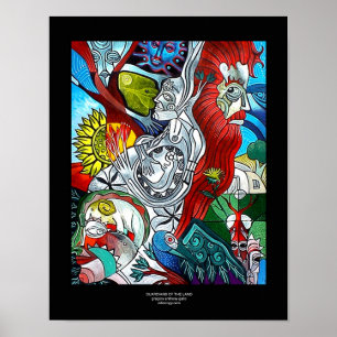 Förmyndare av landet av Gregory Gallo Poster
