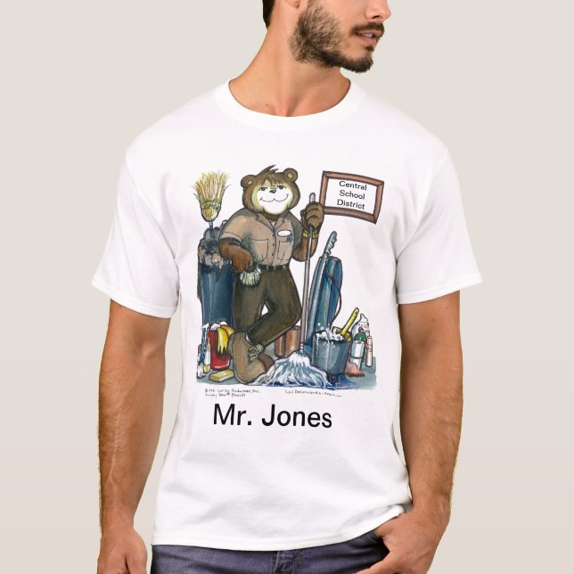 Förmyndareskjorta Tee Shirt (Framsida)