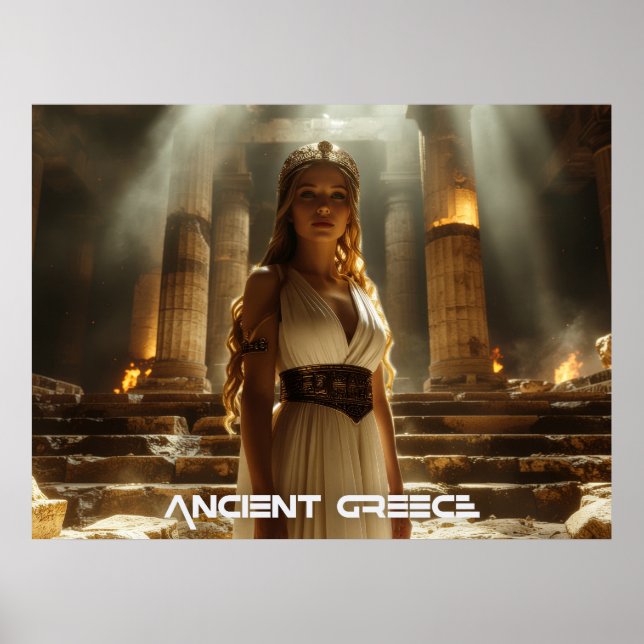 FORN GRIKENLAND - GREEK POSTER (Framsidan)