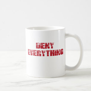 Förneka allt kaffemugg