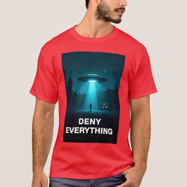 Förneka AlltThe XFiles affisch S02E06 1994 flicka T Shirt (Framsida)