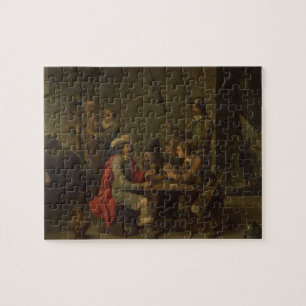 Förnekandet av St Peter, 1646 (olja på kanfas) Pussel