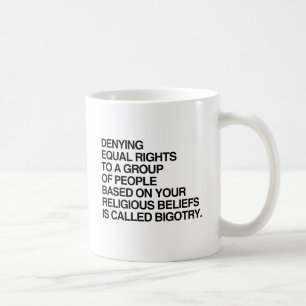 Förnekar lika rättigheter baserat på din religiösa kaffemugg