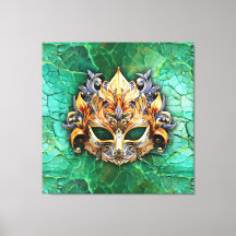 Förnimbar venatansk mask på Bright-Grönt