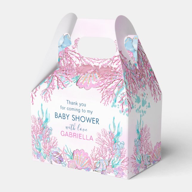 Förnimma Tacken för babyskor under havet Presentaskar (Framsidan Sidan)