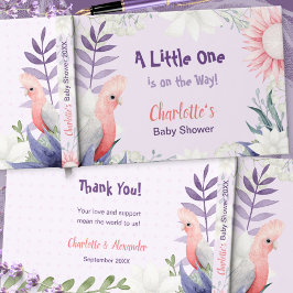 Förnimmad babystövel för lavender gästböcker