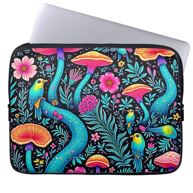 Förnimmad Forest Whimsical Dream Design Laptop Fodral (Framsidan)