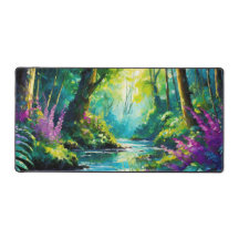 Förnimmad Grove: Mystical Journey Desk Mat