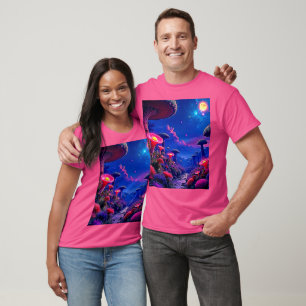 Förnimmad svampgårdskonstruktion t shirt