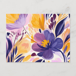 Förnimmade blommor vykort