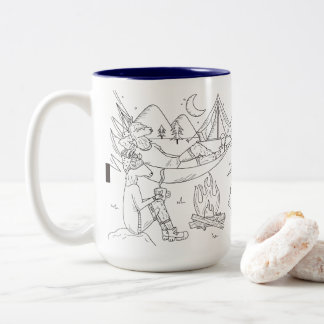 Förnimmelser för Trailpaca Stary nattläger Två-Tonad Mugg