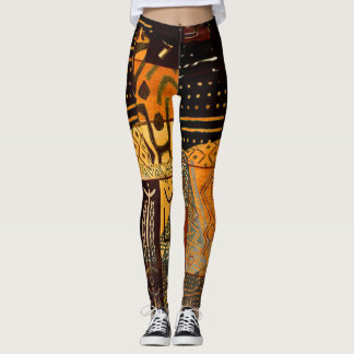 Forntida afrikansk trasa leggings