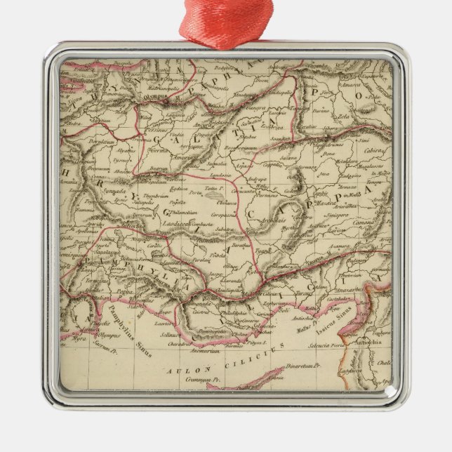 Forntida Asien minderårig Julgransprydnad Metall (Framsidan)