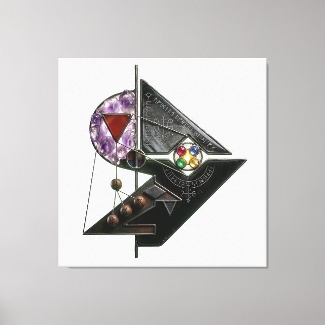 Forntida Astral Detektor / Etude №19 Canvastryck (Framsida)