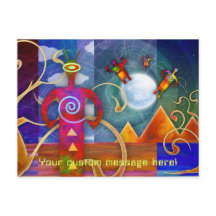 Forntida Astro Utomjordiska Änglar Uppstigande