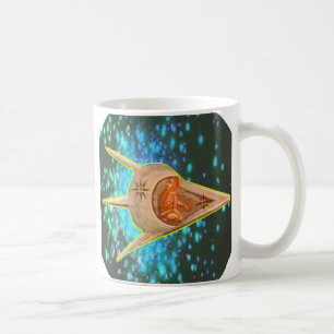 Forntida astronaut kaffemugg