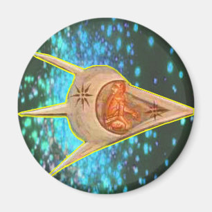 Forntida astronaut magnet