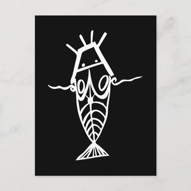 Forntida Astronauter Vykort (Framsida)