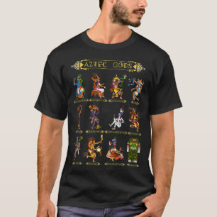 Forntida Aztekiska Gudar T Shirt