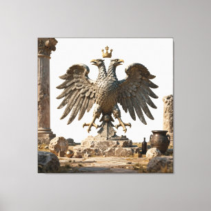 Forntida Balkan-tempelartefakt Canvastryck